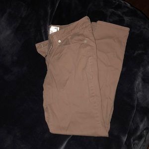 Light pink skinny jeans